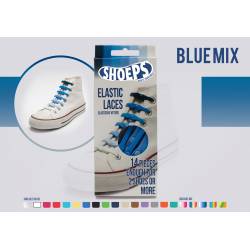 shoeps mix niebieski mix blue sznurówki